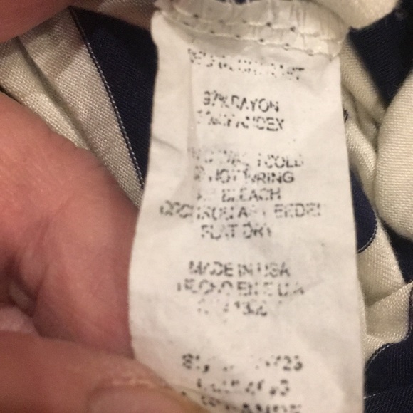 Women’s cute tunic size large blue/white/green - Picture 10 of 10